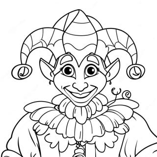 Kleurrijke Nar van Banban Kleurplaat | Jester Garten van Banban kleurplaat