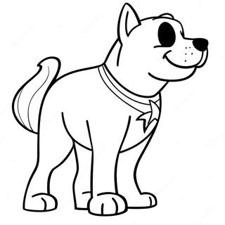 Underdog Superhero Coloring Page | Underdog coloring page