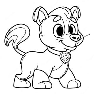 Brave Underdog in Action Coloring Page | Underdog coloring page