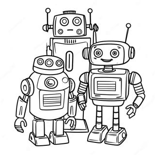 Robots Movie Coloring Page | Robots Movie coloring page