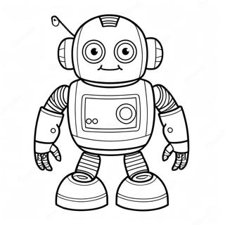 Friendly Robot Coloring Page | Robots Movie coloring page