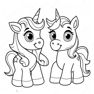 Baby Unicorns Coloring Page | Baby Unicorns coloring page