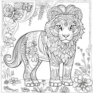 Intricate Animal Coloring Page | Intricate Animal coloring page