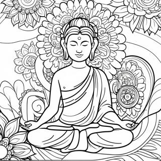 Easy Mindfulness Coloring Page | Easy Mindfulness coloring page
