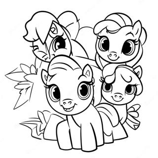 My Little Pony Cutie Mark Crew Målarbild | Min Lilla Pony Cutie Mark Crew målarbild