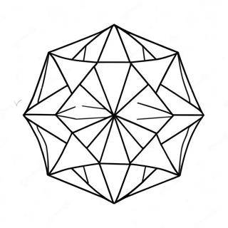 Diamond Shaped Coloring Page | Diamond coloring page