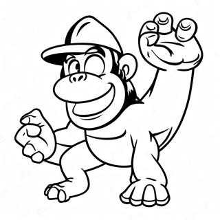 Dixie Kong Malvorlagen