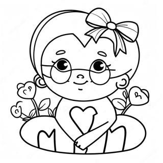 I Love Nana Coloring Page | I Love Nana coloring page