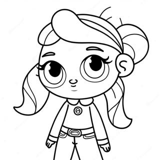 Stoned High Powerpuff Girl Coloring Pages