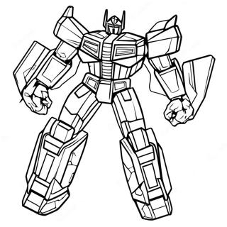 Page à colorier du logo Transformers La face cachée de la lune | Page de coloriage Transformers La face cachée de la Lune