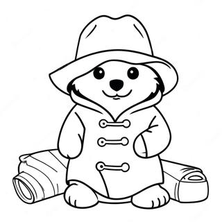 Paddington Bear Coloring Page | Paddington coloring page