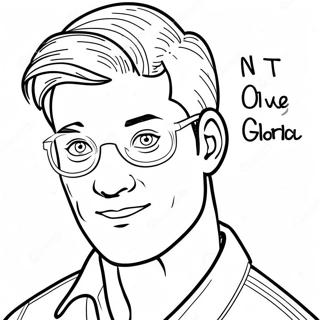 Kyle Coloring Page | Kyle coloring page