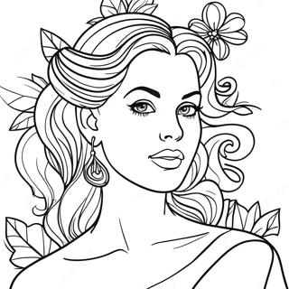 Lana Green Coloring Page | Lana Green coloring page
