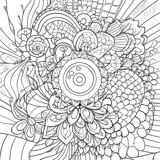 Spirograph Coloring Page | Spirograph coloring page