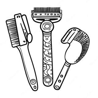 Cool Razor Designs Coloring Page | Razor coloring page