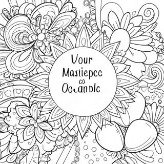 Encouraging Words Coloring Page | Encouraging Words coloring page