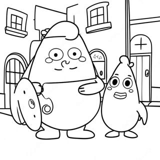 Higglytown Heroes Coloring Page | Higglytown Heroes coloring page