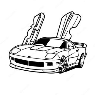 Fast and Furious Coloring Page | Fast and Furious coloring page