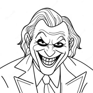 Joker Batman Laughing Coloring Page | Joker Batman coloring page