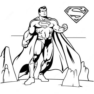 Man of Steel Coloring Page