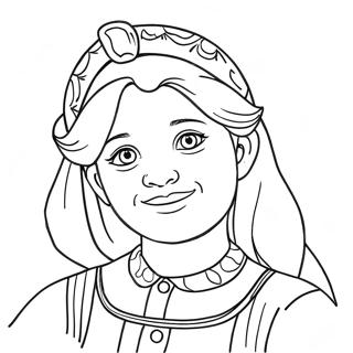 Moriah Elizabeth Pickle Coloring Page | Moriah Elizabeth Pickle coloring page