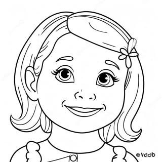 Cute Moriah Elizabeth Pickle Coloring Page | Moriah Elizabeth Pickle coloring page
