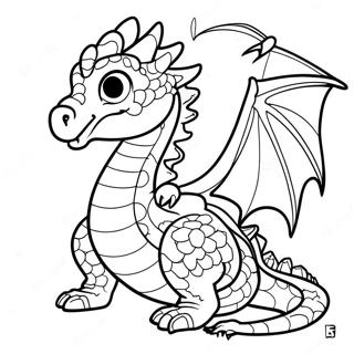 Wish Dragon Coloring Page | Wish Dragon coloring page