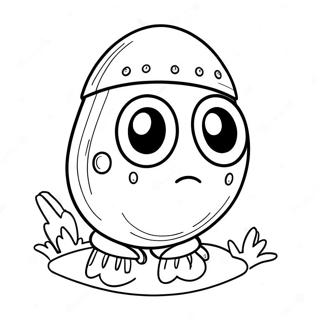 Bullet Bill Classic Coloring Page | Bullet Bill coloring page