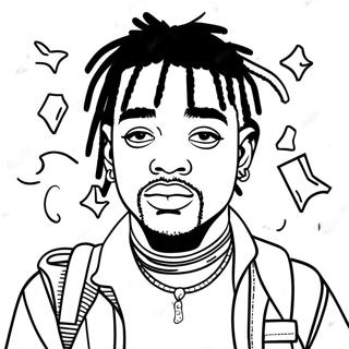 Lil Uzi Vert Coloring Page | Lil Uzi Vert coloring page