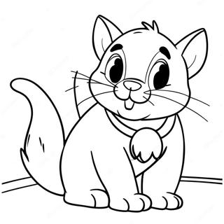 Oliver und Company Ausmalbild | Oliver und Company Ausmalbild