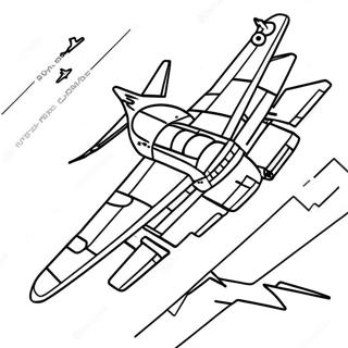 B2 Bomber Aircraft Coloring Page | B2 Bomber coloring page