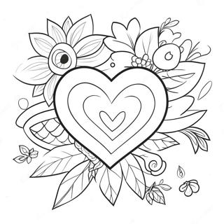 Heartspring Coloring Page | Heartsping coloring page