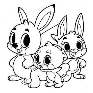 Baby Looney Tunes Karaktärer Färgläggningssida | Baby Looney Tunes målarbild