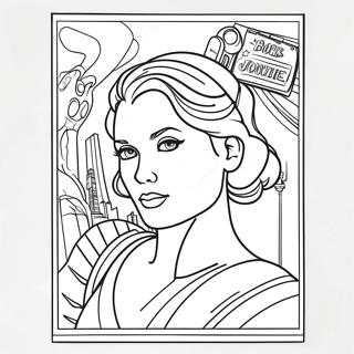 Movie Poster Coloring Page | Movie Poster coloring page
