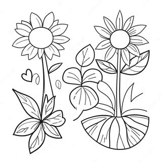Plant Life Cycle Coloring Page | Plant Life Cycle coloring page