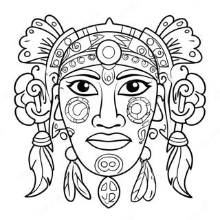Taino Puerto Rico Coloring Pages
