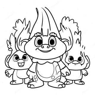 Trolls World Tour Coloring Page | Trolls World Tour coloring page