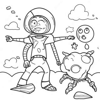Last on Earth Coloring Page | Last on Earth coloring page