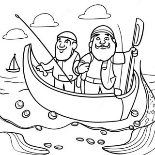 Joyful Fishers of Men Coloring Page | Fishers of Men coloring page