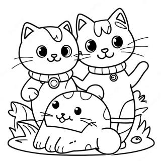 Kid-E-Cats Coloring Page | Kid-E-Cats coloring page