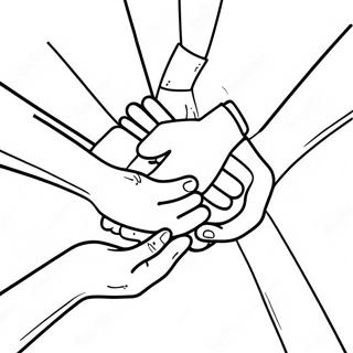 Helping Hands for Tzedakah Coloring Page | Tzedakah coloring page