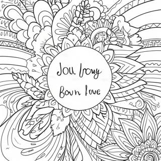 Inspirational Quotes Coloring Page | for Adults Quotes coloring page
