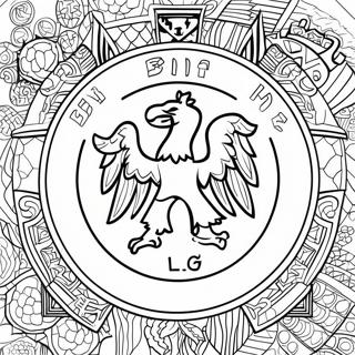 Bayern Munich Logo Coloring Page | Bayern Munich coloring page