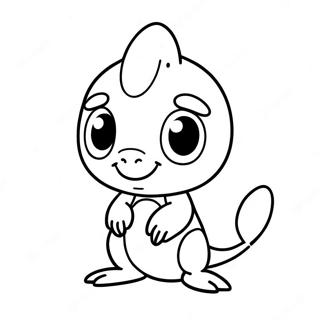 Sobble Coloring Page | Sobble coloring page