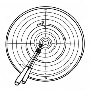 Archery Target Coloring Page | Archery coloring page