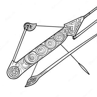 Boogschieten Kleurplaten