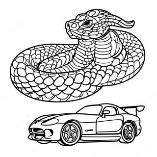 Viper Coloring Page | Viper coloring page