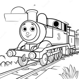 Henry from Thomas and Friends Coloring Page | Thomas and Friends Henry coloring page