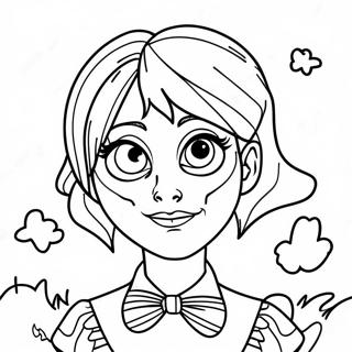 Lydia Deetz Beetlejuice Coloring Page | Lydia Deetz Beetlejuice coloring page