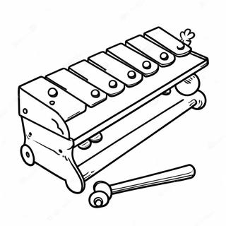 Xylophone Coloring Page | Xylophone coloring page